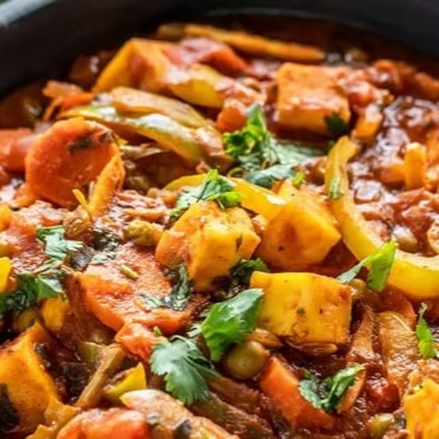 Vegetable Jalfrezi.