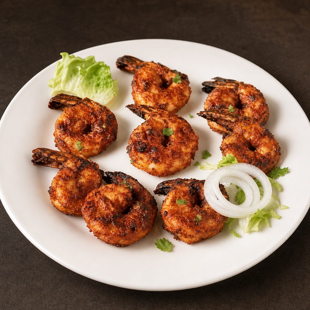 Shrimp Tandoori.