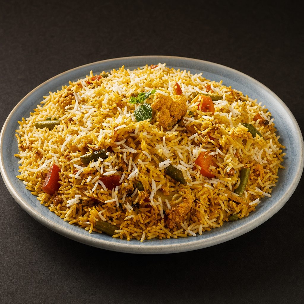 Vegetable Biryani.