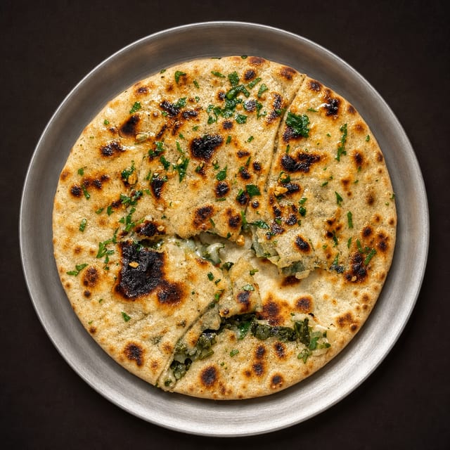 Spinach Naan.