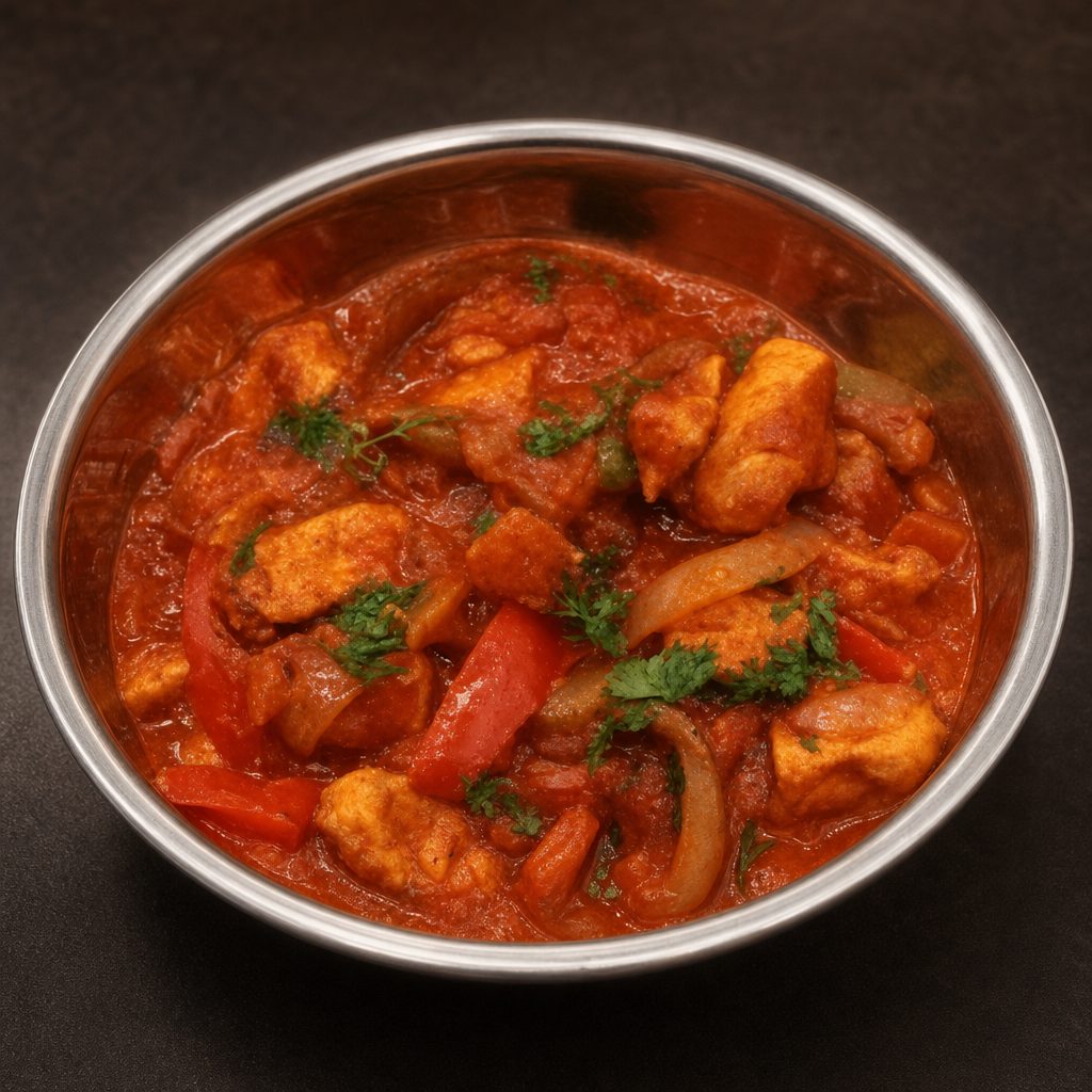 Chicken Jalfrezi.