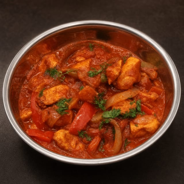 Chicken Jalfrezi.