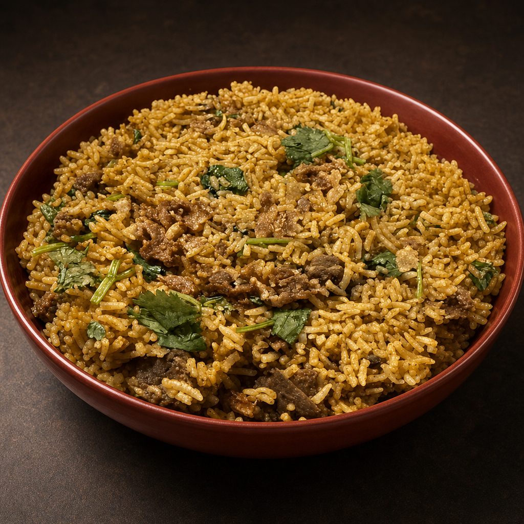 Goat Biryani.