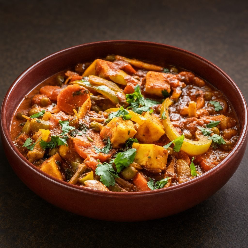 Vegetable Jalfrezi.