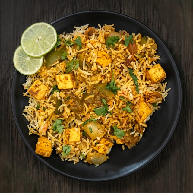 Paneer Biryani.
