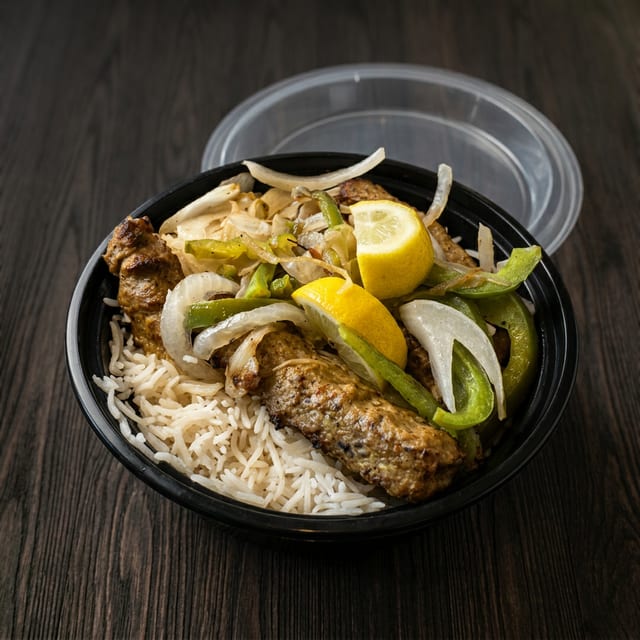 Chicken Seekh Kebab.