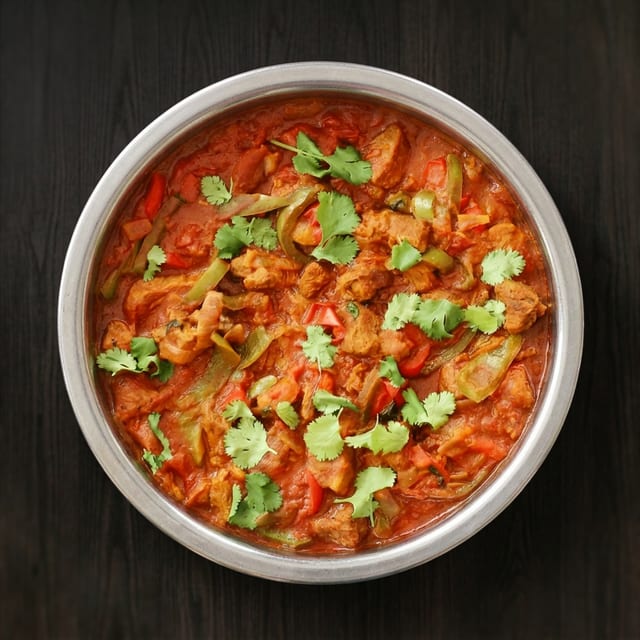 Lamb Jalfrezi.