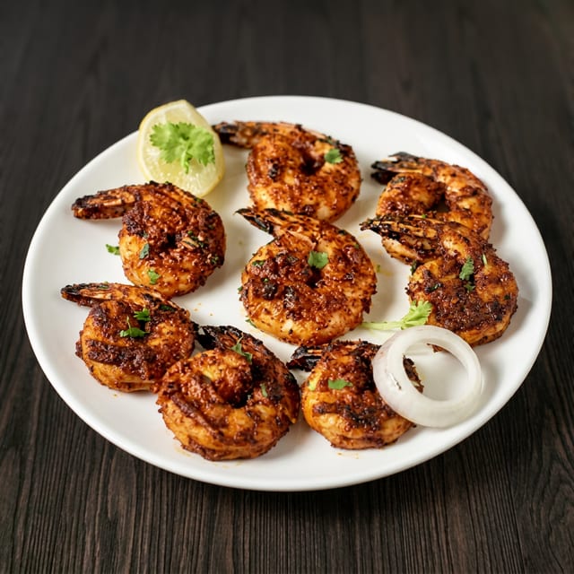 Shrimp Tandoori.