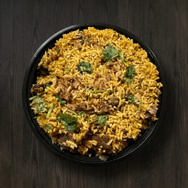 Goat Biryani.