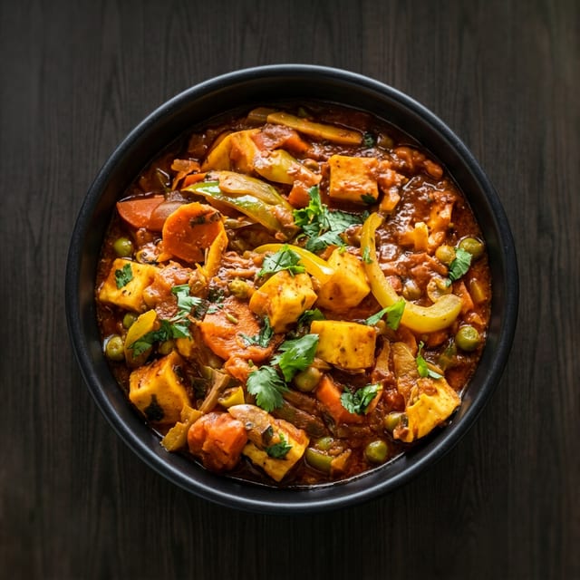 Vegetable Jalfrezi.